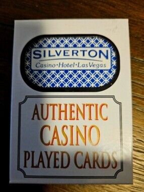 Silverton Casino Played Cards Silverton Hotel Las Vegas Deck of Cards